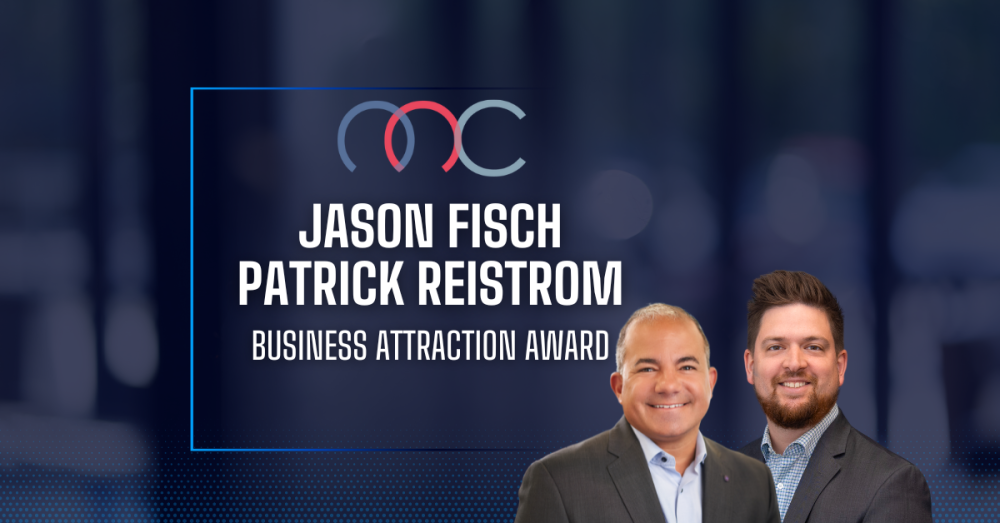 Jason Fisch & Patrick Reistrom Honored with Business Attraction Award