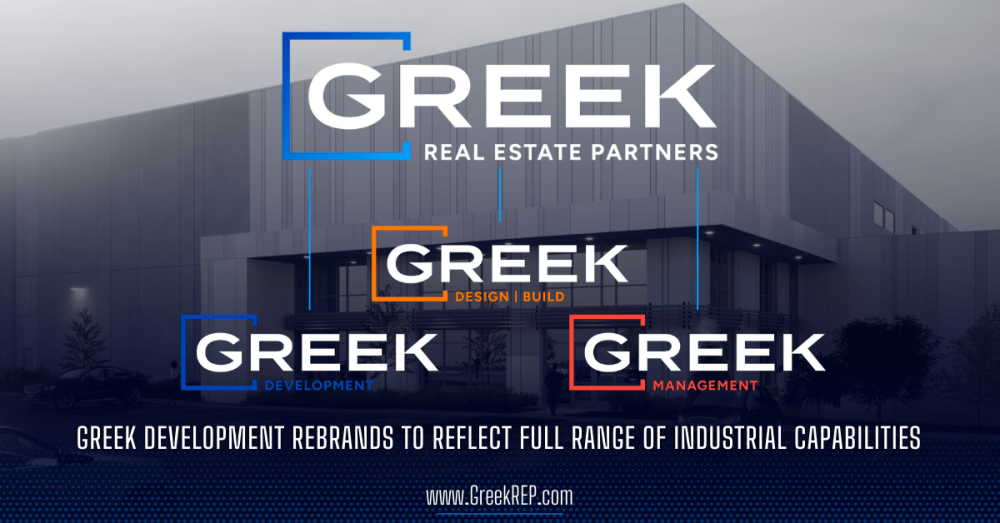 Greek Development Rebrands as ‘Greek Real Estate Partners’  to Reflect Full Range of Industrial Capabilities